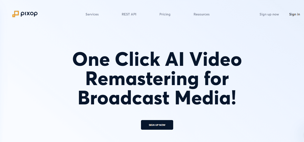 Pixop AI Video Remastering