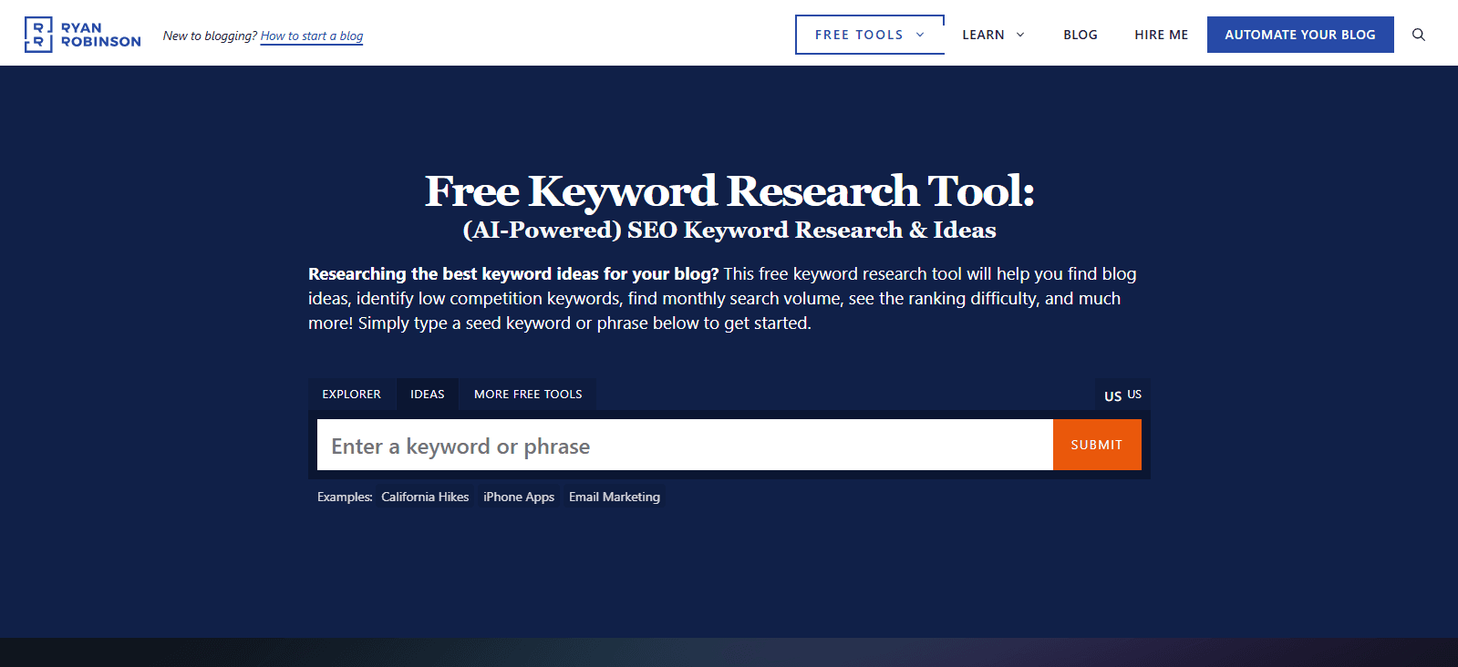 Keyword Tool (Ryrob.com)