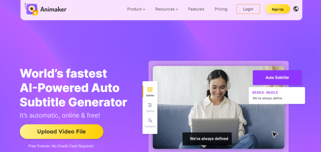 Animaker AI-Powered Subtitle Generator